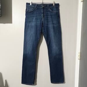 Mavi Jeans Mens 34x36 Straight Leg Stretch Denim Classic Mid Rise